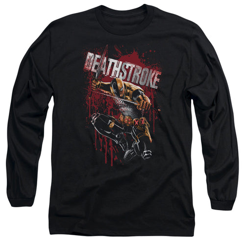 Justice League Blood Splattered Long Sleeve T-Shirt