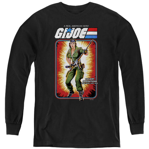G.I. Joe Lady Jaye Card Youth Long Sleeve T-Shirt