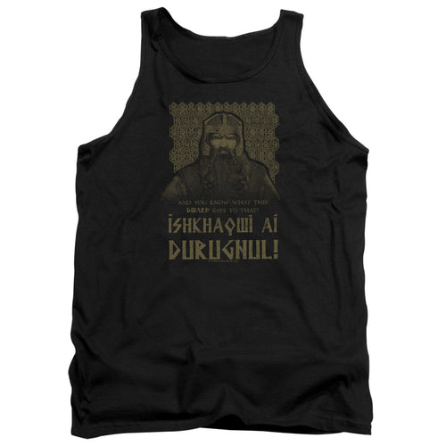 Lord of the Rings Ishkhaqwi Durugnul Tank Top