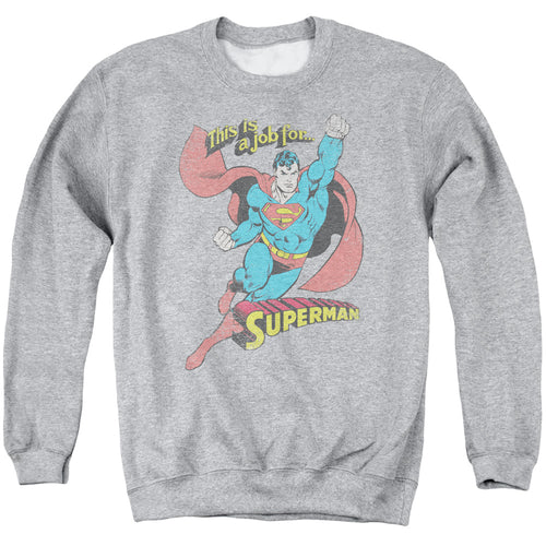 Superman On the Job Crewneck Sweatshirt