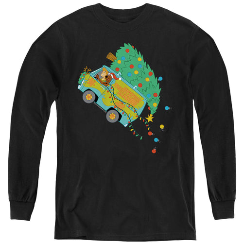 Scooby-Doo Oh Christmas Tree Youth Long Sleeve T-Shirt