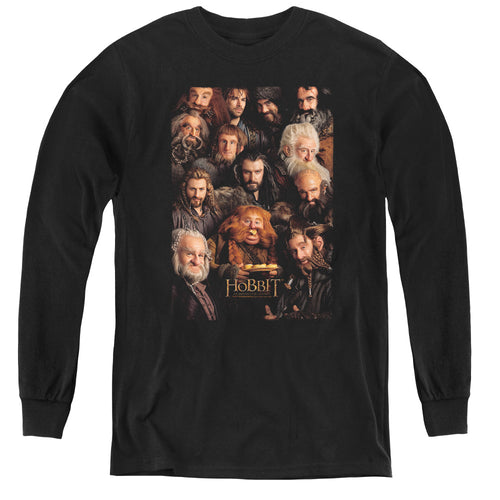 The Hobbit Dwarves Poster Youth Long Sleeve T-Shirt