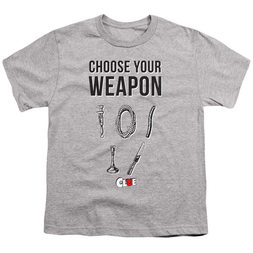 Clue Choose Your Weapon Youth/Toddler T-Shirt