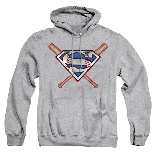 Superman Crossed Bats Pullover Hoodie