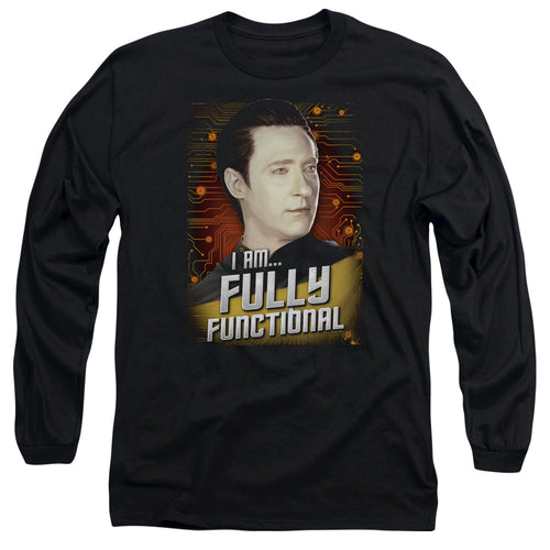 Star Trek Data Fully Functional Long Sleeve T-Shirt