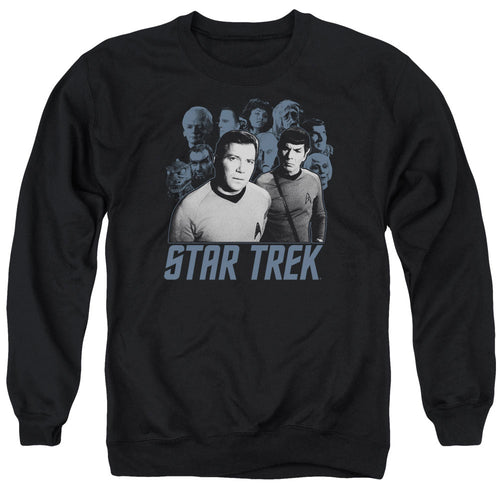 Star Trek Kirk Spock and Company Crewneck Sweatshirt
