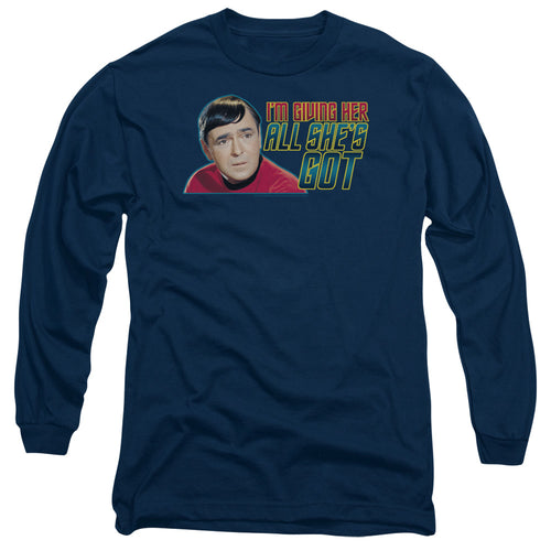 Star Trek Scotty All She's Got Long Sleeve T-Shirt