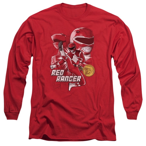 Mighty Morphin Power Rangers Red Ranger Long Sleeve T-Shirt