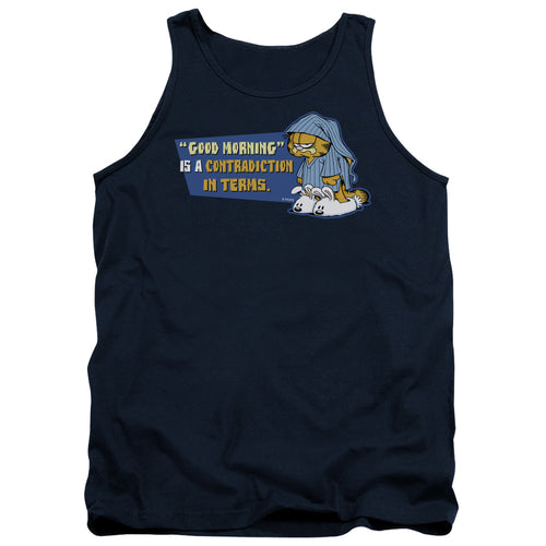 Garfield Contradicition In Terms Tank Top