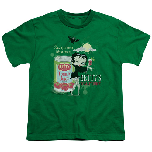 Betty Boop Vampire Tomato Juice Youth/Toddler T-Shirt