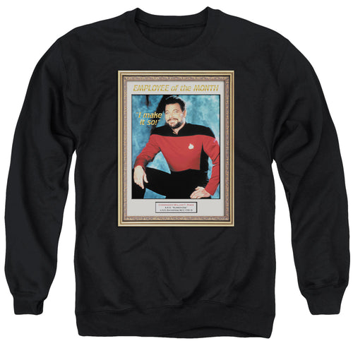 Star Trek Riker Employee of the Month Crewneck Sweatshirt