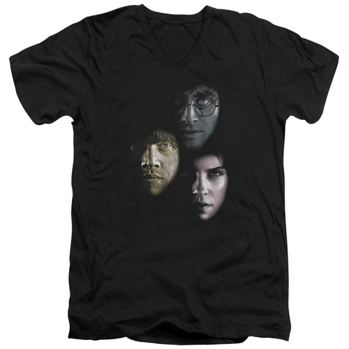 Harry Potter Hero Heads V-Neck T-Shirt