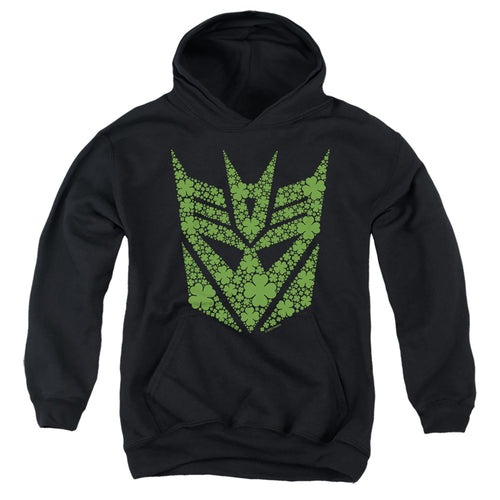 Transformers ST. Patrick's Day Decepticon Shamrock Youth Hoodie