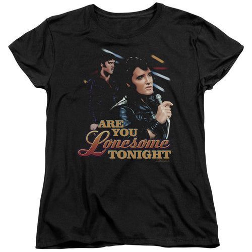 Elvis Presley Are You Lonesome Womens T-Shirt