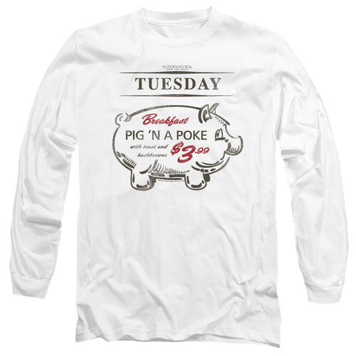 Supernatural Mystery Spot Pig 'n a Poke Long Sleeve T-Shirt