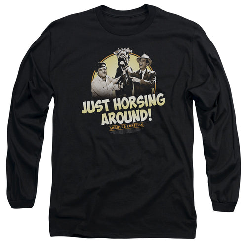 Abbott and Costello Horsing Around Long Sleeve T-Shirt