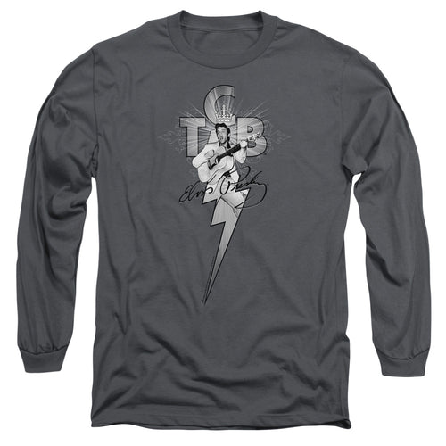 Elvis Presley Tcb Ornate Long Sleeve T-Shirt