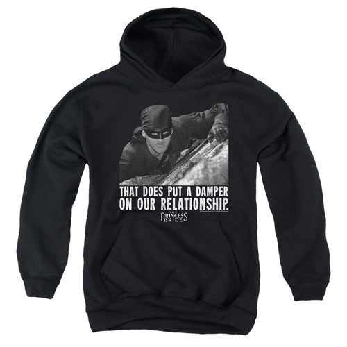 The Princess Bride Damper Black Youth Hoodie