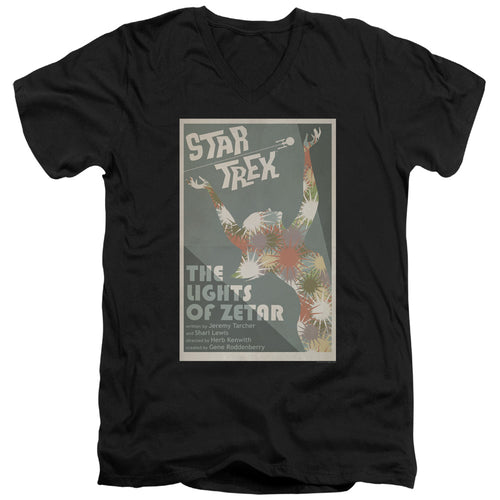 Star Trek Juan Ortiz The Lights of Zetar Black V-Neck T-Shirt