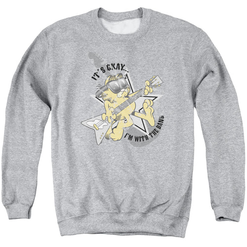 Garfield Im With The Band Crewneck Sweatshirt