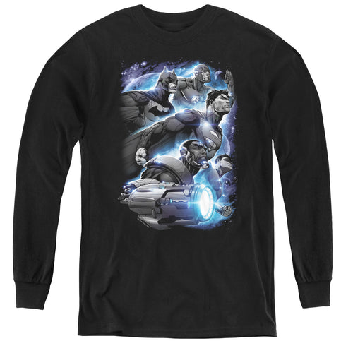 Justice League Atmospheric Youth Long Sleeve T-Shirt