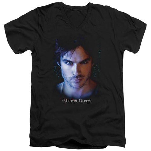 The Vampire Diaries Damon Portrait V-Neck T-Shirt