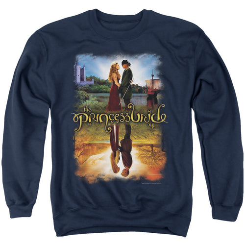The Princess Bride Poster Reflection Navy Crewneck Sweatshirt