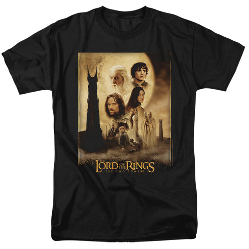 Lord of the Rings Two Towers Poster T-Shirt