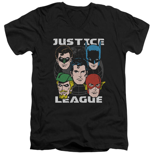DC Comics Head Of States V-Neck T-Shirt