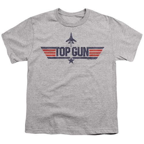 Top Gun Logo Grey Youth/Toddler T-Shirt