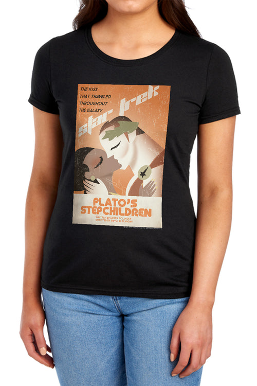 Star Trek Juan Ortiz Plato's Stepchildren Black Womens T-Shirt