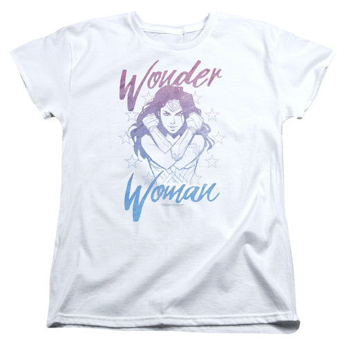 Wonder Woman (2017) Retro Stance Womens T-Shirt