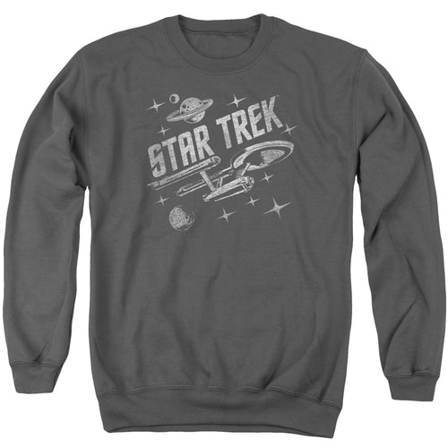 Star Trek Through Space Crewneck Sweatshirt