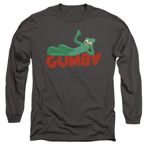 Gumby On Logo Long Sleeve T-Shirt