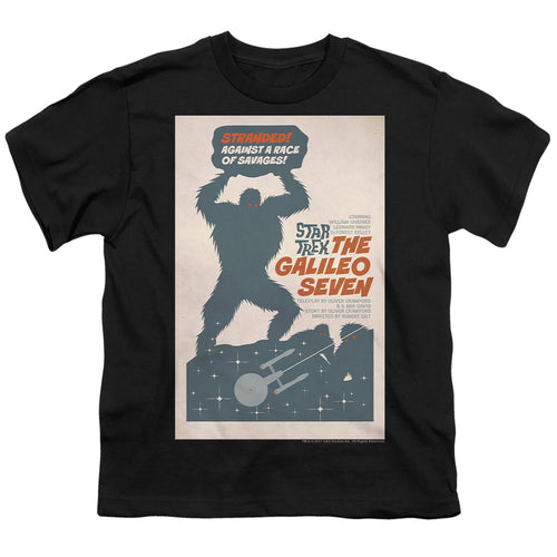 Star Trek Juan Ortiz The Galileo Seven Black Youth/Toddler T-Shirt