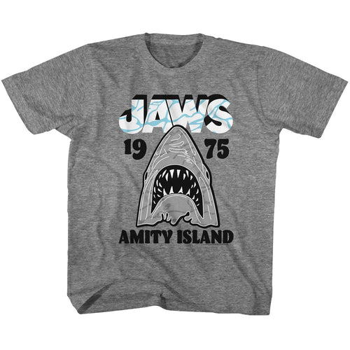 Jaws Gray White Youth/Toddler T-Shirt