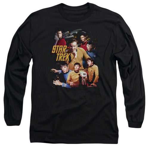 Star Trek At the Controls Long Sleeve T-Shirt