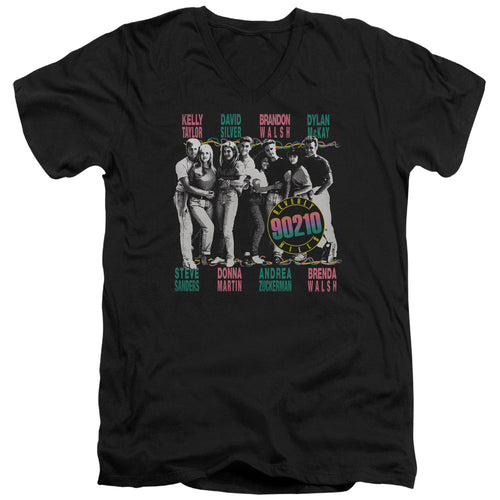 Beverly Hills 90210 Cast Roll Call V-Neck T-Shirt