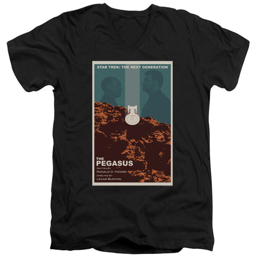 Star Trek The Pegasus Black V-Neck T-Shirt