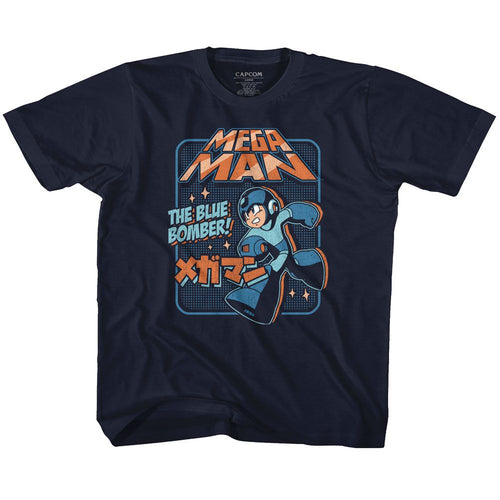 Mega Man Graphic Blue Bomber Youth/Toddler T-Shirt