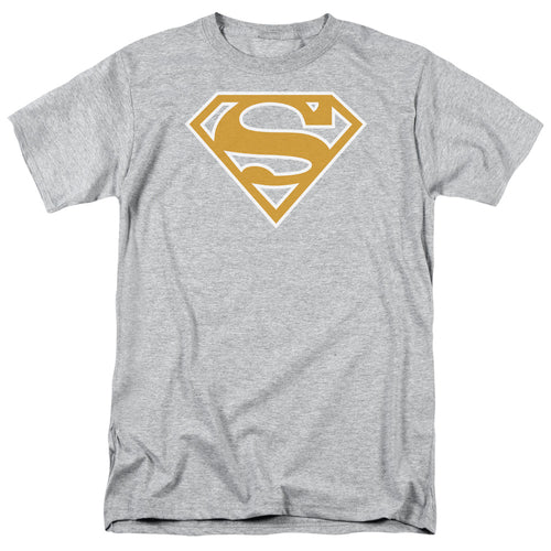 Superman Lt Orange & White Shield T-Shirt