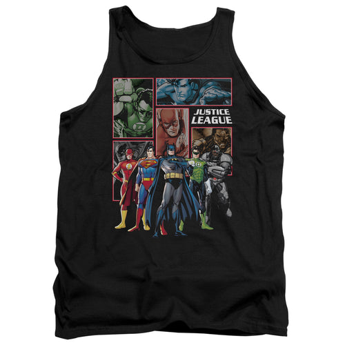 Justice League New Jla Panels Tank Top