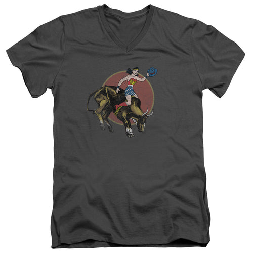 DC Comics Bull Rider V-Neck T-Shirt