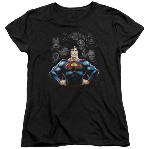 Superman Villains Womens T-Shirt