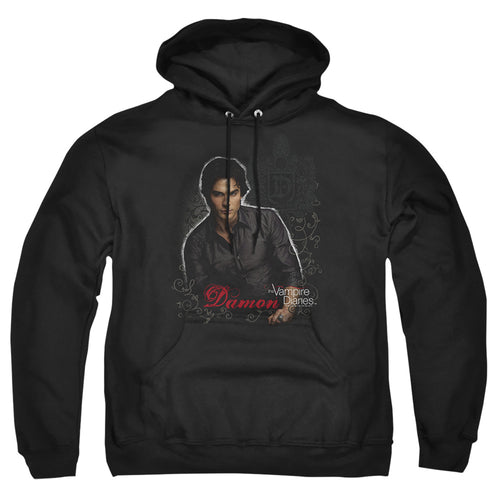 The Vampire Diaries Damon Signature Pullover Hoodie