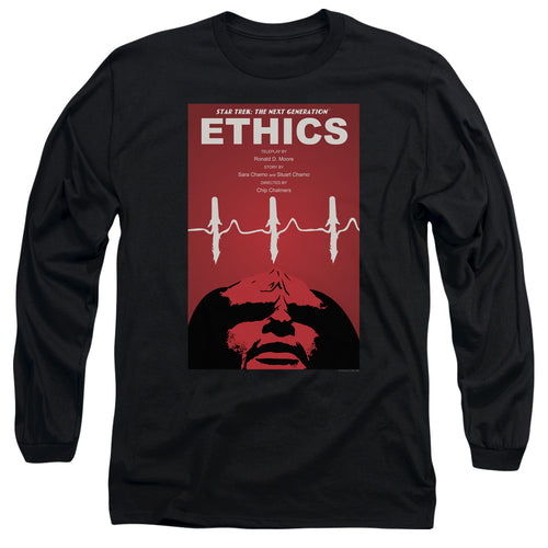 Star Trek Ethics Black Long Sleeve T-Shirt