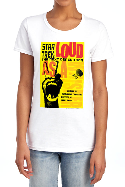 Star Trek Loud as a Whisper Womens T-Shirt