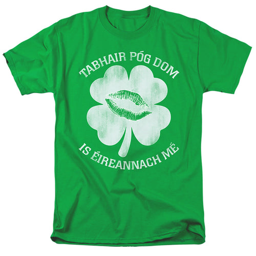 St Patrick's Day Kiss Me I'm Irish Gaelic T-Shirt