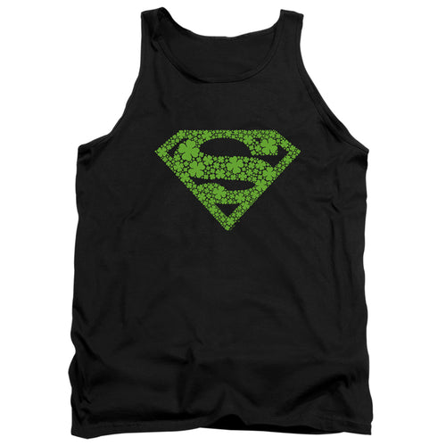 Superman St. Patrick's Day Shamrock Logo Tank Top