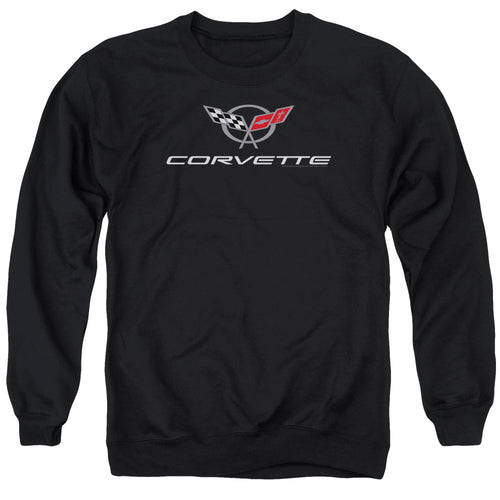 Chevy Corvette Modern Emblem Crewneck Sweatshirt
